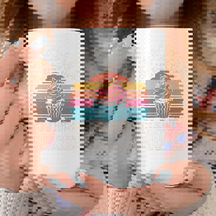 カップケーキは奇跡を信じたマフィンです レトロカップケーキ 長袖tシャツ コーヒーマグ 面白い贈り物