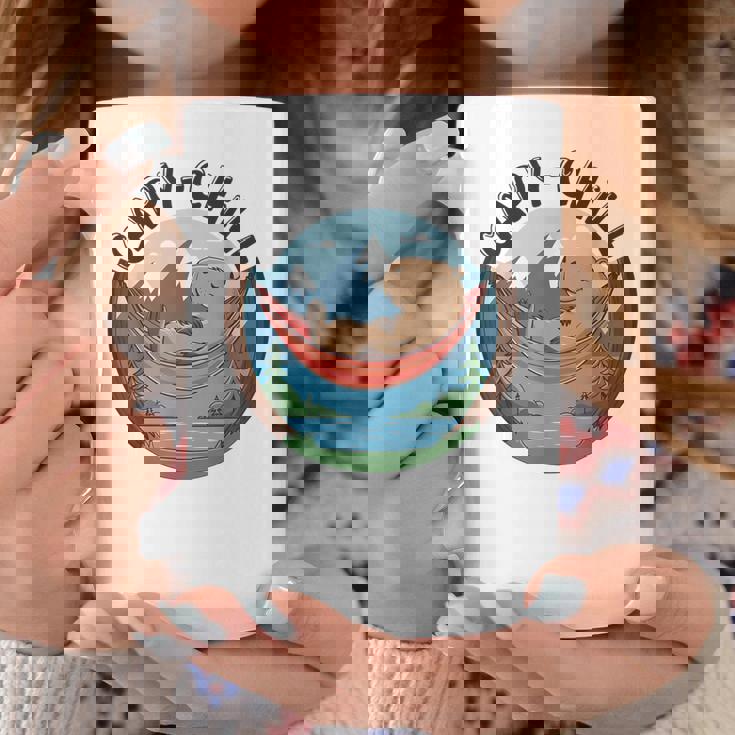 カピバラ 寝るデザイン カピバラ 飼い主 動物好き コーヒーマグ 面白い贈り物