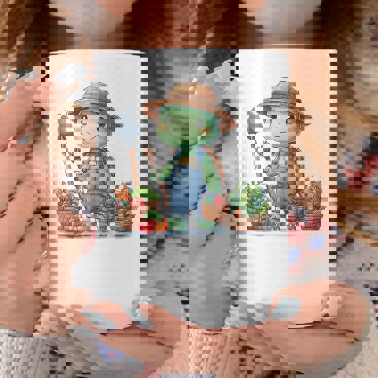 カメは農夫、かわいいデザイン。 コーヒーマグ 面白い贈り物