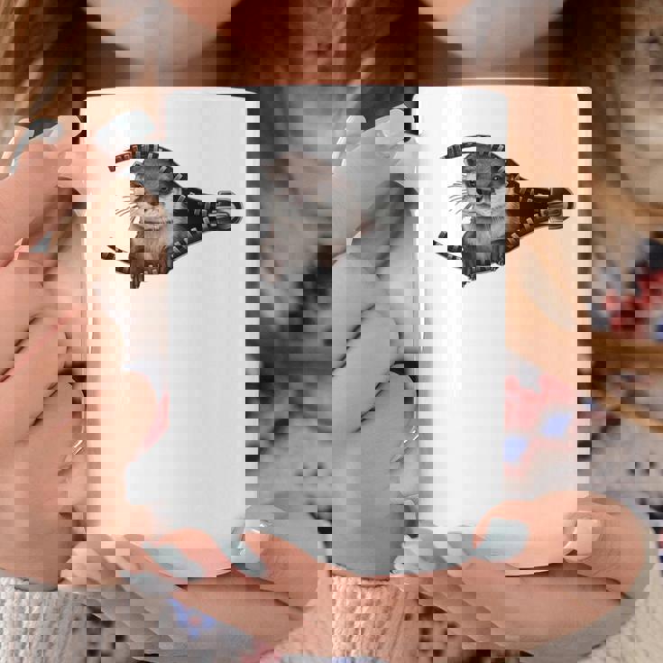 カワウソ 長袖tシャツ コーヒーマグ 面白い贈り物