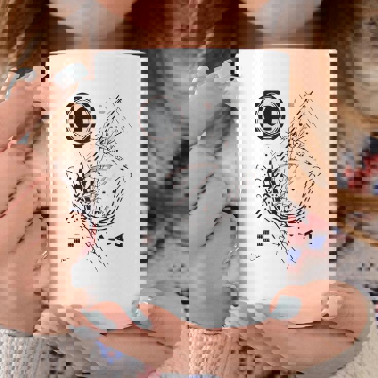 カンディンスキー ブルー、1922 年のアートワーク コーヒーマグ 面白い贈り物