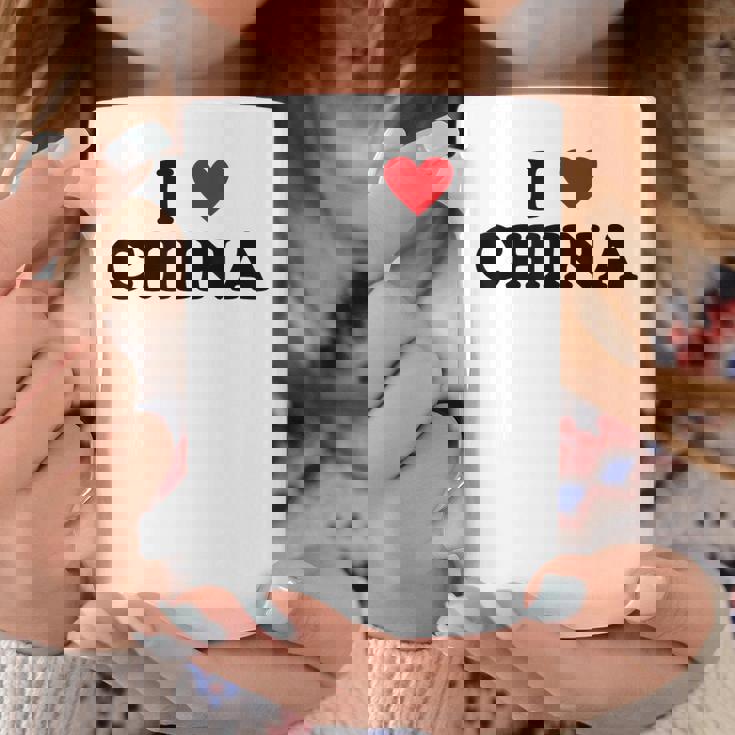 カントリー・ハート・プライド-ファニー・アイ・ラブ・チャイナ コーヒーマグ 面白い贈り物