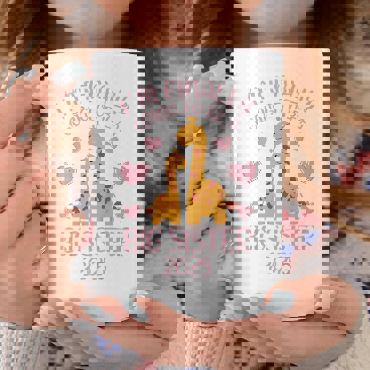 キッズ キリン、ついにお姉ちゃんになります2025 コーヒーマグ 面白い贈り物