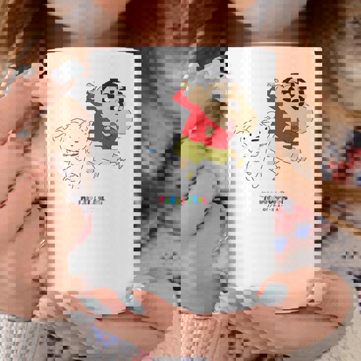 キッズ クレヨンしんちゃん 踊る！しんちゃんとシロ コーヒーマグ 面白い贈り物