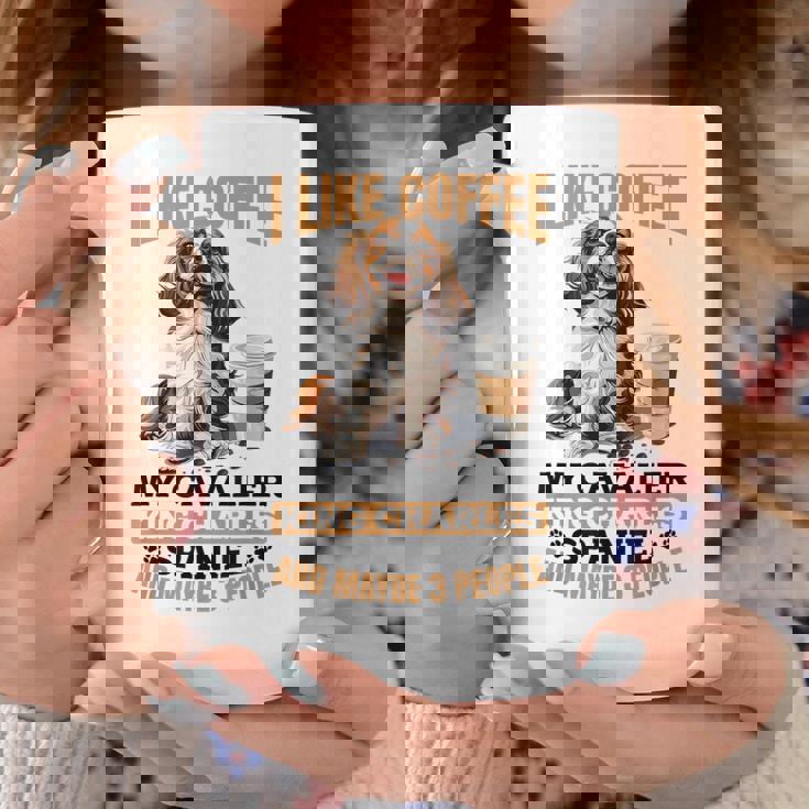 キャバリア・キング・チャールズ・スパニエル犬種 I Like Coffee My コーヒーマグ 面白い贈り物