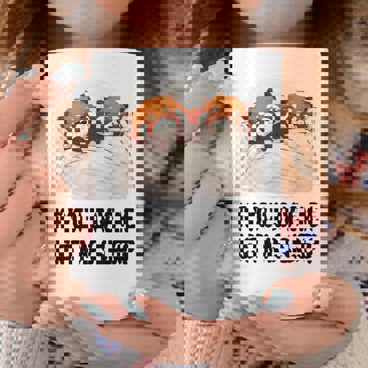 キュートなレッサーパンダ If You Love Meleep パジャマ コーヒーマグ 面白い贈り物