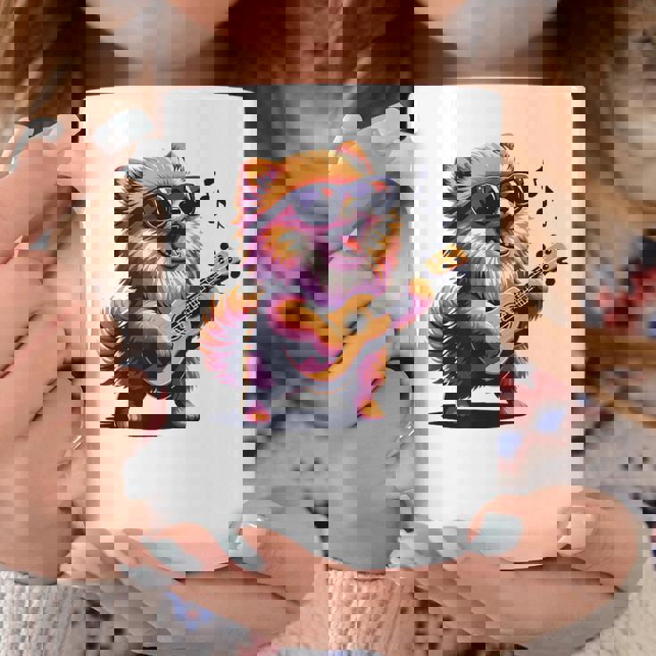 ギターを弾く犬 ポメラニアン 面白い コーヒーマグ 面白い贈り物