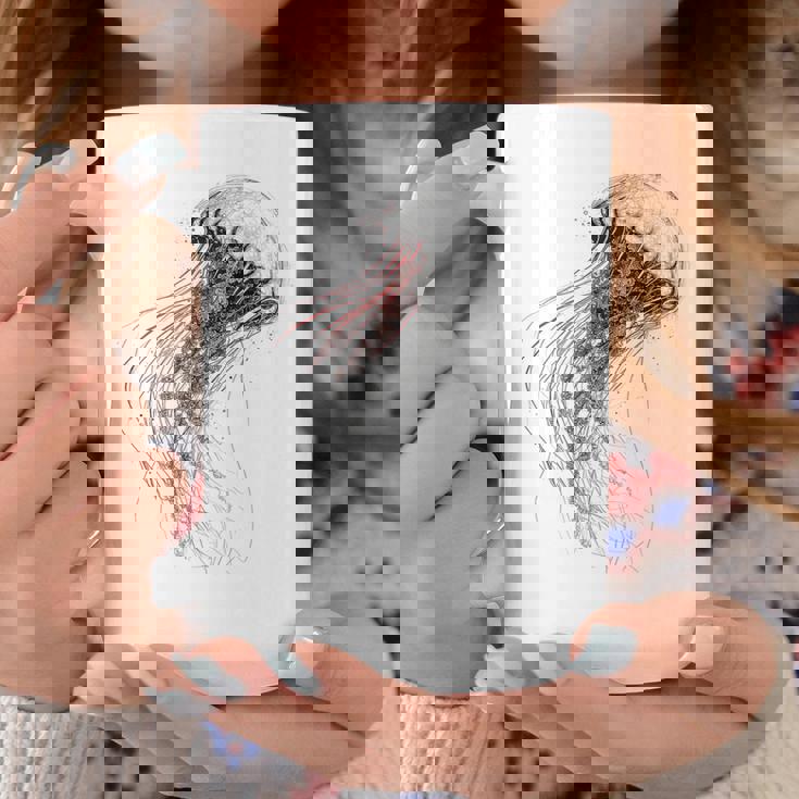 クラゲ 図面 グラフィック 動物 アート クラゲ コーヒーマグ 面白い贈り物