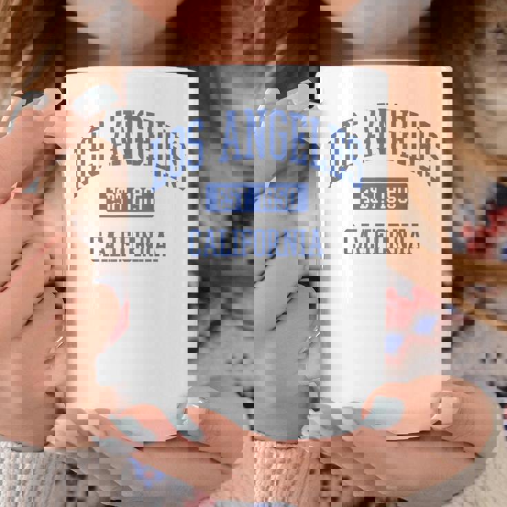 クラシック ロサンゼルス カリフォルニアブルー コーヒーマグ 面白い贈り物