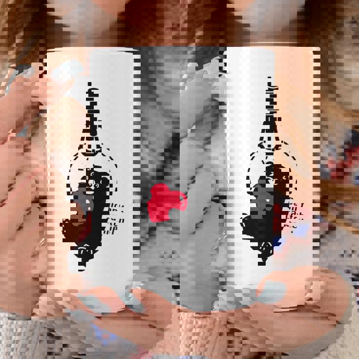 クレーンゲーム アーム Ufoキャッチャー 熊 ぬいぐるみ シルエット イラスト おもしろ Don't Catch Me コーヒーマグ 面白い贈り物