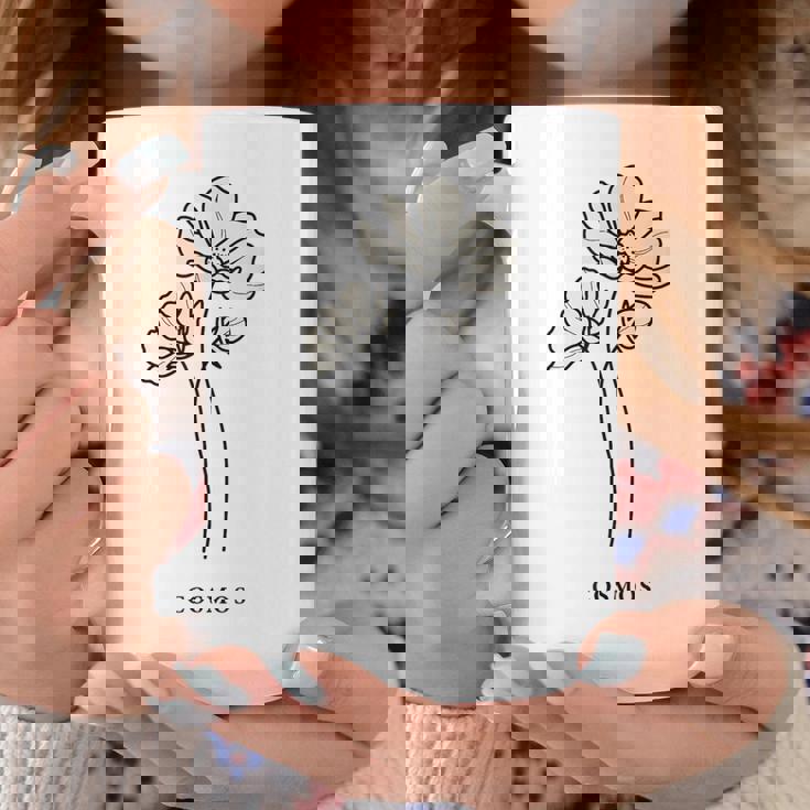 クール コスモス ボタニカル 花 かわいい コスモス 花好き コーヒーマグ 面白い贈り物