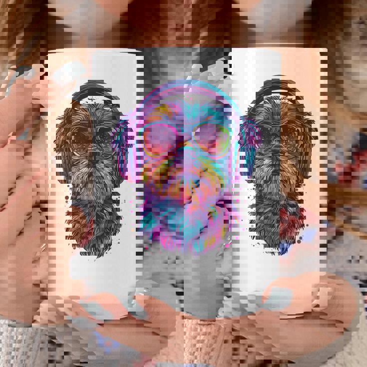 グリフォン ブリュッセロ 犬 音楽 ヘッドホン グリフォン ブリュッセル コーヒーマグ 面白い贈り物