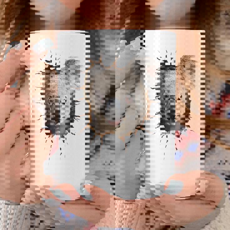 コアラ アニマル柄 動物園 ポートレート イラスト かわいい コアラ コーヒーマグ 面白い贈り物