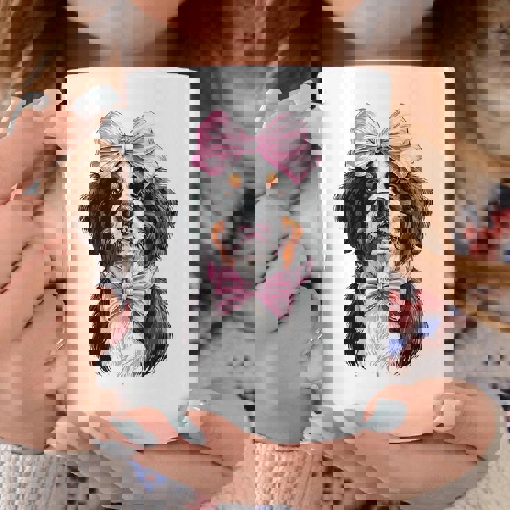 コケットボウ バーニーズマウンテンドッグ ママピンクリボンガール コーヒーマグ 面白い贈り物