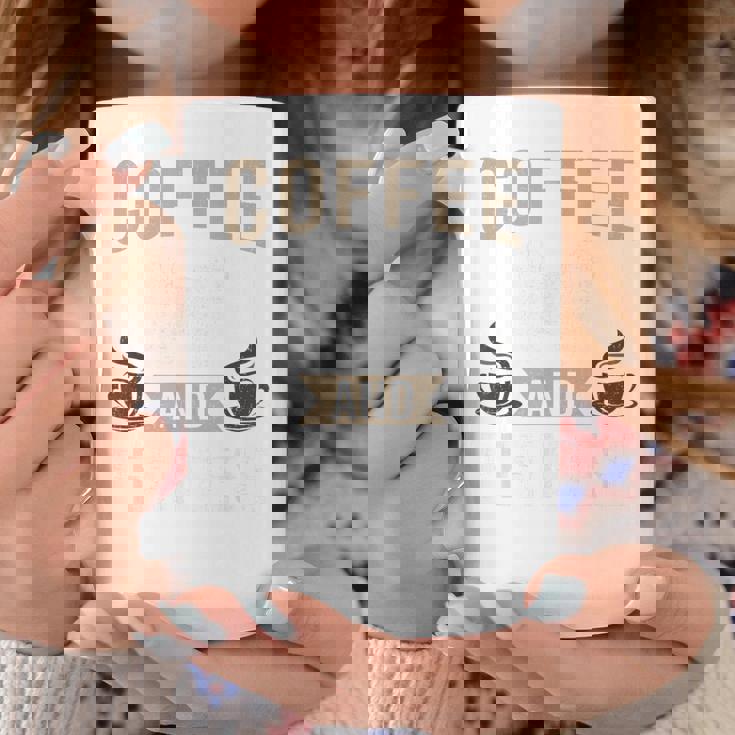 コーヒーとペキニーズ犬愛好家 コーヒーマグ 面白い贈り物