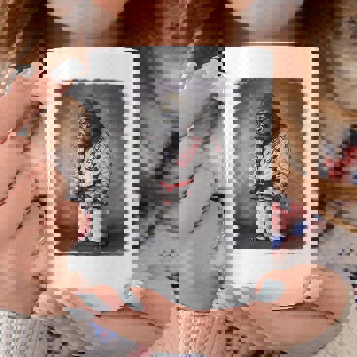 ゴリラ先生 日本の柔道と空手武道 コーヒーマグ 面白い贈り物