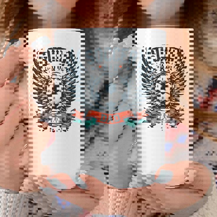 サッカー お父さん 家族 お揃い お父さん 父の日 コーヒーマグ 面白い贈り物