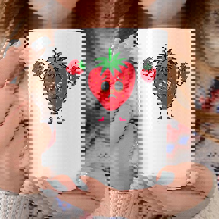 サマータイム いちご いちご 果実 果実 ガーデン コーヒーマグ 面白い贈り物