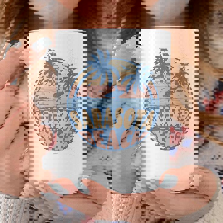 サラソタ フロリダ ビーチ サーフ 夏休み ヴィンテージ コーヒーマグ 面白い贈り物