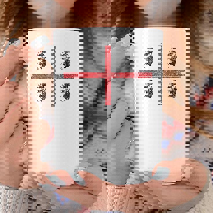 サルデーニャ国旗 イタリア 4 ムーア人 コーヒーマグ 面白い贈り物