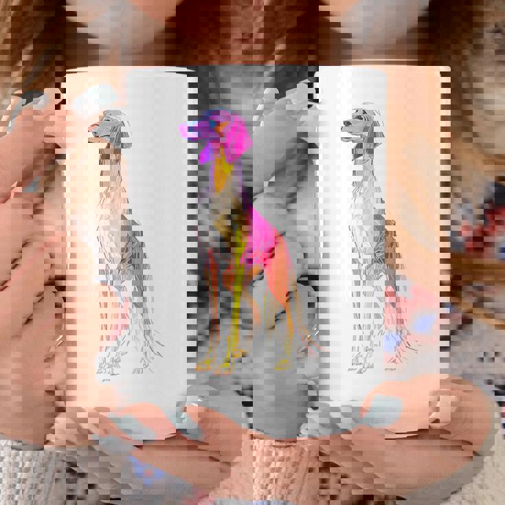 サルーキ 犬 モチーフ ペット 作品 サルーキ コーヒーマグ 面白い贈り物