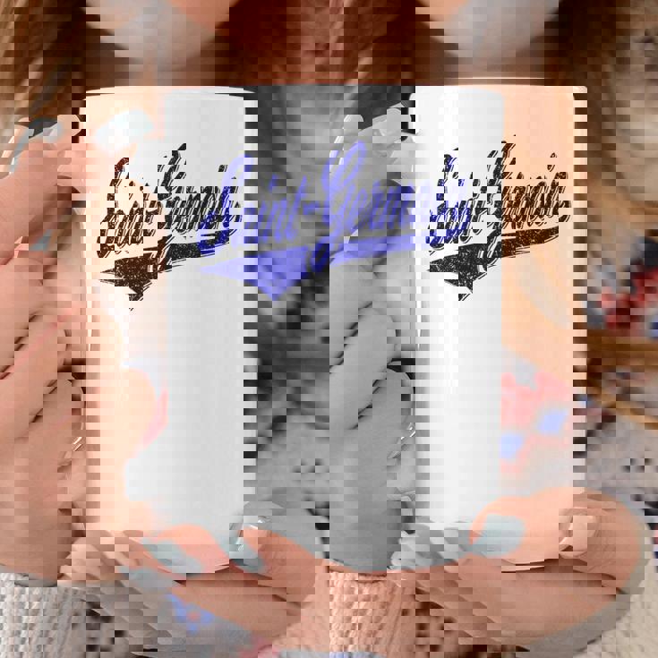 サンジェルマン バーシティ スクリプト クラシック スポーツ ジャージ コーヒーマグ 面白い贈り物