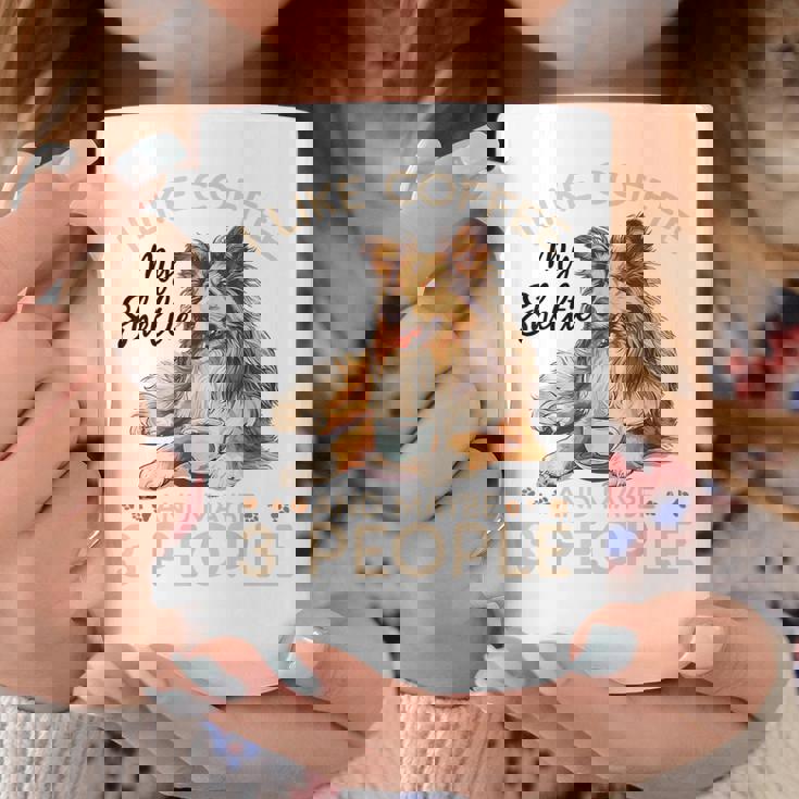 シェットランド・シープドッグ犬用シェルティ I Like Coffee Myheltie コーヒーマグ 面白い贈り物