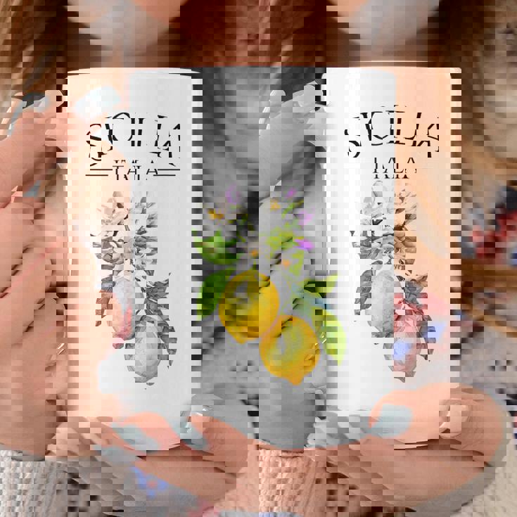 シチリア イタリア土産 イタリア レモン コーヒーマグ 面白い贈り物