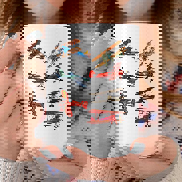 シングルエンジンプロペラ飛行機 コーヒーマグ 面白い贈り物