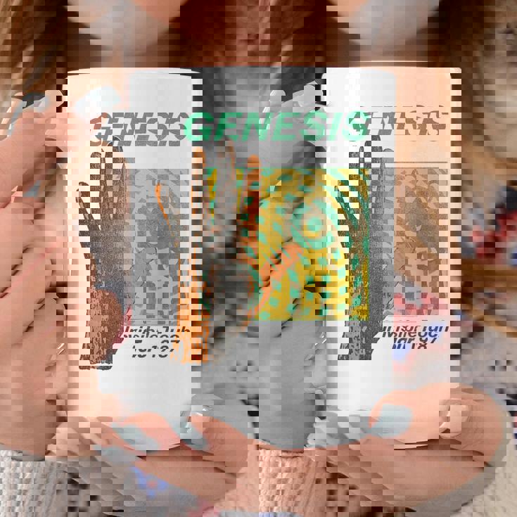 ジェネシスインビジブルタッチツアーロックバンドミュージック コーヒーマグ 面白い贈り物