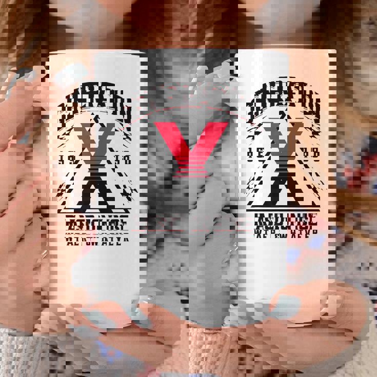 ジェネレーションxはホースウォーターで育ちました 1965 1980 コーヒーマグ 面白い贈り物