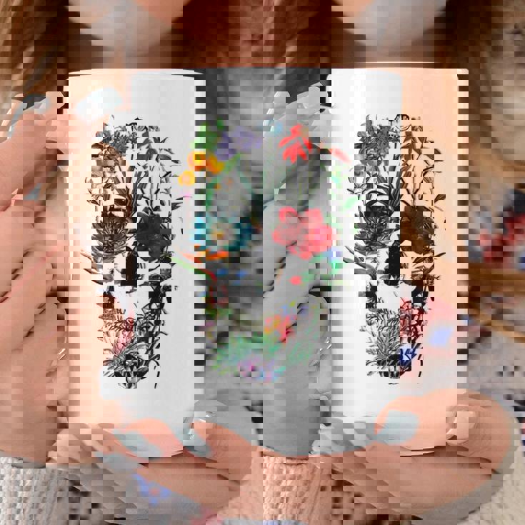 スカルフラワー チューリップ シュガースカルツリー フローラル スカルローズ コーヒーマグ 面白い贈り物