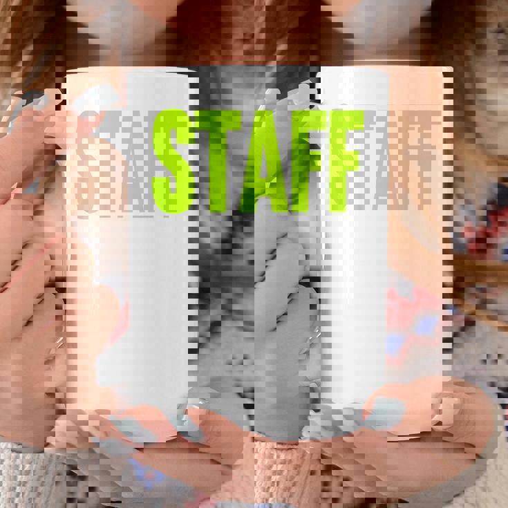 スタッフ イベント 衣装 クルー 音楽祭 Backprint ワーカー コーヒーマグ 面白い贈り物