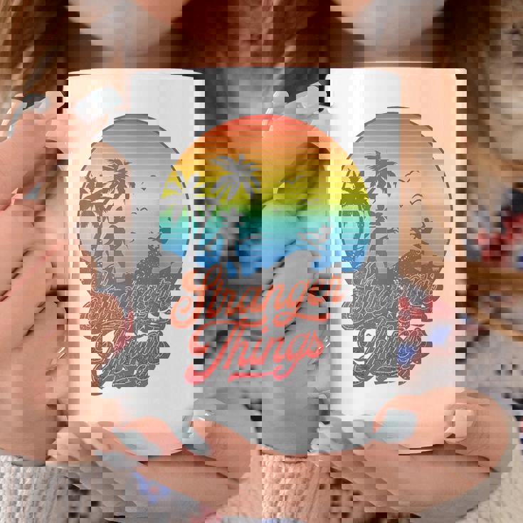 ストレンジャー・シングス サーファーボーイ ピザ デモゴルゴン カリ レトロ 80年代 コーヒーマグ 面白い贈り物