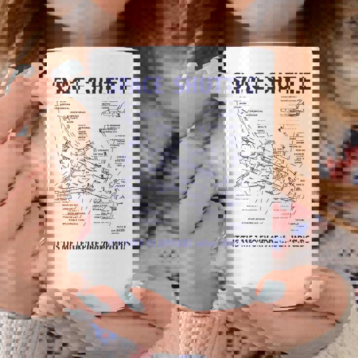 スペースシャトル レトロレイアウト ロケット科学者&宇宙飛行士用 コーヒーマグ 面白い贈り物