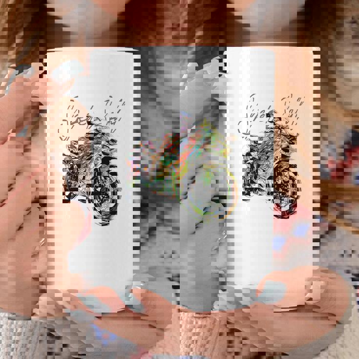 スーパースポーツ バイク レーシング バイク レーシング バックプリント バイク 長袖tシャツ コーヒーマグ 面白い贈り物