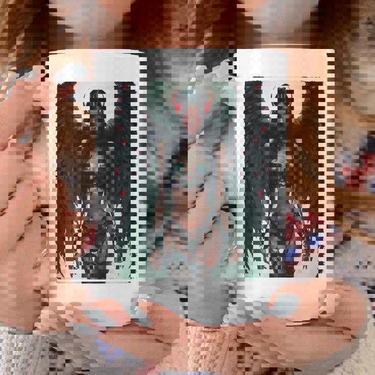 セクシーガールグラフィックtシャツ セクシーな悪魔の女の子のピンナップバックプリント コーヒーマグ 面白い贈り物