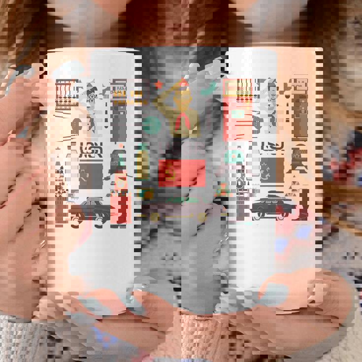 ソ連属性sovi8ビンテージプロパガンダ。 コーヒーマグ 面白い贈り物