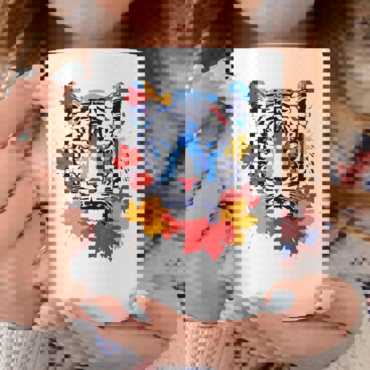 タイガー 動物 自然 動物園 抽象芸術 顔 虎 コーヒーマグ 面白い贈り物