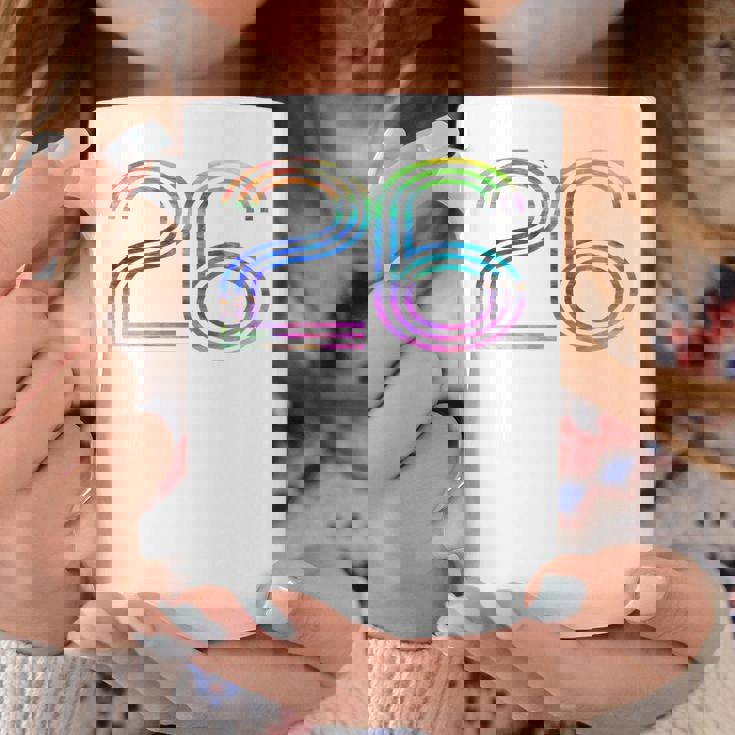 タイダイシャツ ナンバー26 レトロユニフォーム バックプリントジャージ コーヒーマグ 面白い贈り物