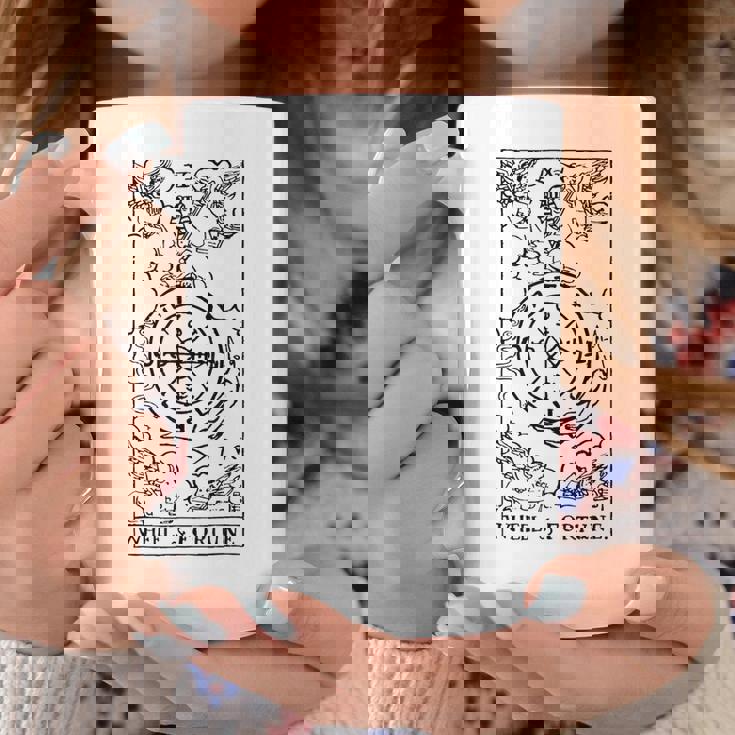 タロットカードホイール オブ フォーチュン タロット コーヒーマグ 面白い贈り物