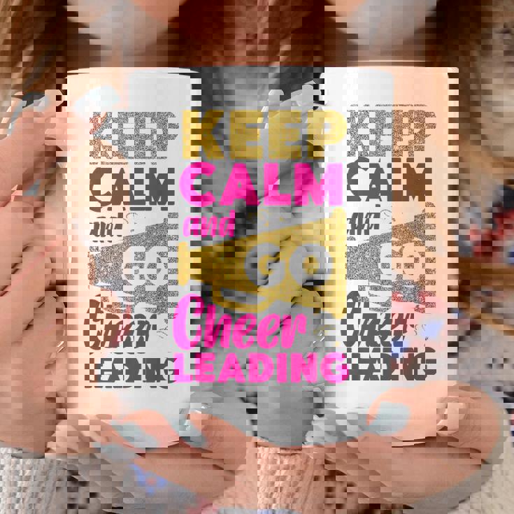 チア チアリーディング Keep Calm And Go チアリーディング コーヒーマグ 面白い贈り物