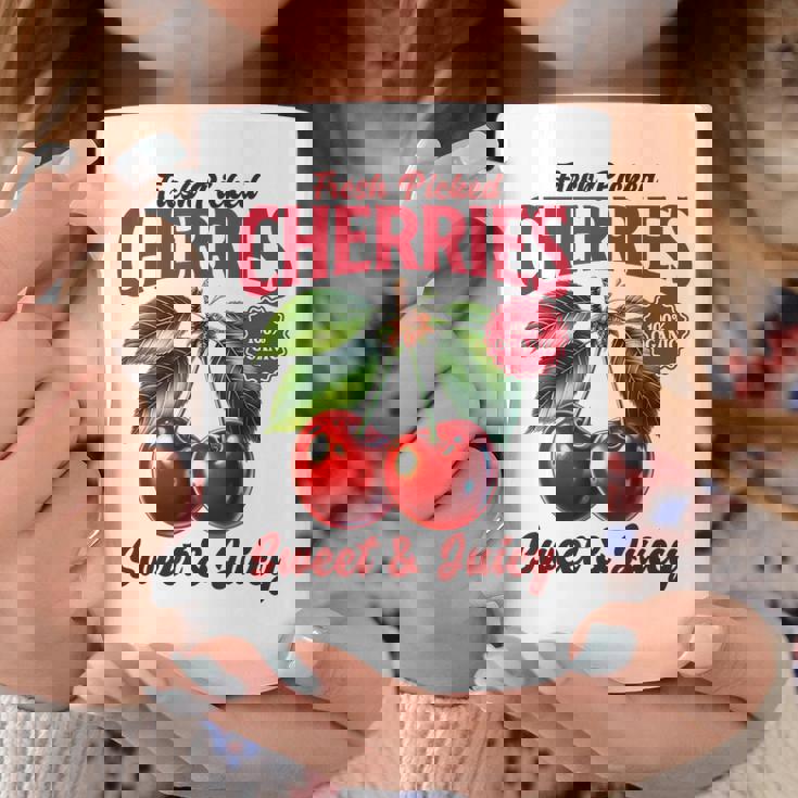 チェリーファーマーズマーケット フレッシュピックチェリー チェリー好き コーヒーマグ 面白い贈り物