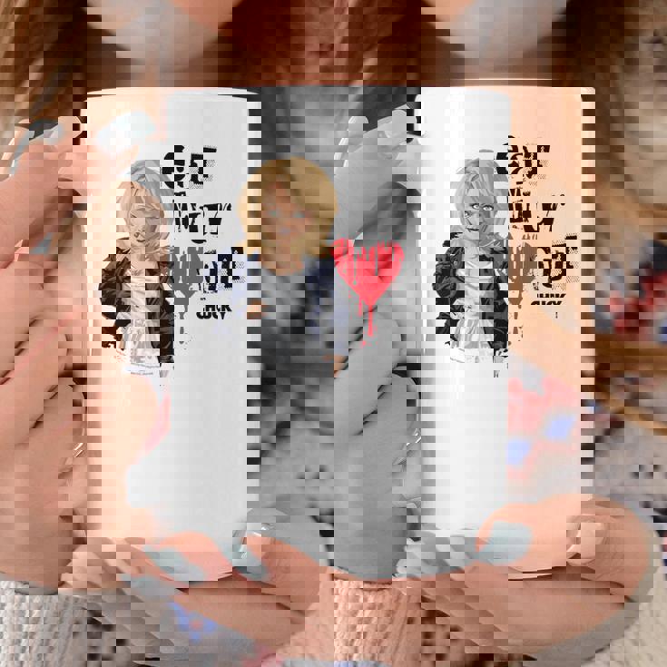 チャッキー・ティファニー・イート・ユア・ハート・アウト・バレンタイン コーヒーマグ 面白い贈り物