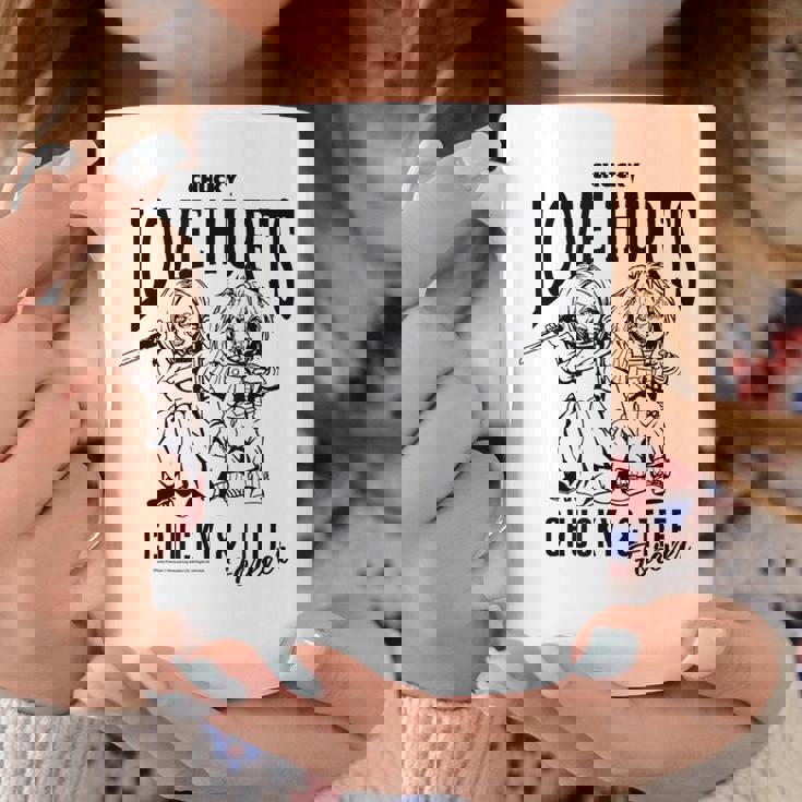 チャッキー＆ティフ・フォーエヴァー・ラブ・ハーツ コーヒーマグ 面白い贈り物