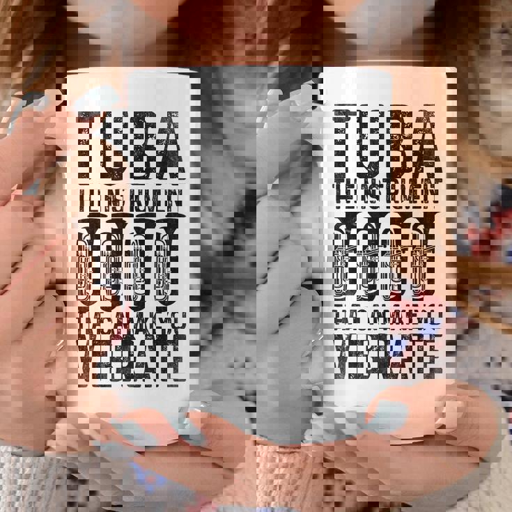 チューバ 振動させる楽器 ミュージシャン チューバ コーヒーマグ 面白い贈り物