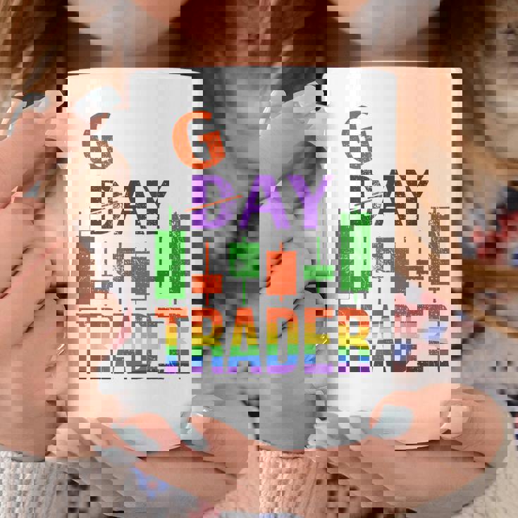 デイストライクスルーゲイトレーダープライド月間トレーディングオタクファニー。 コーヒーマグ 面白い贈り物