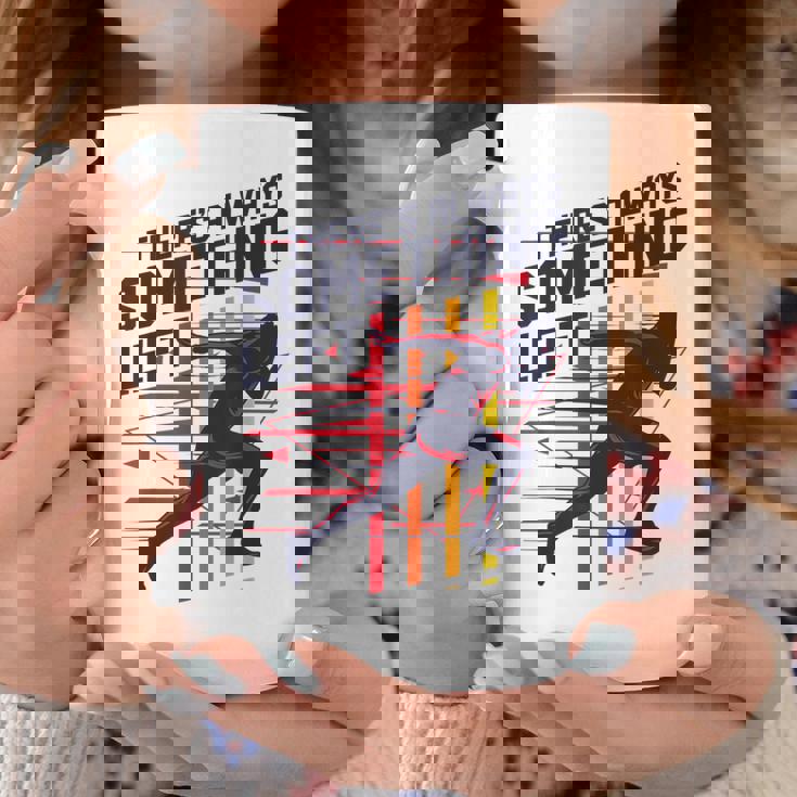 トラックアンドフィールド常に何かが残っている コーヒーマグ 面白い贈り物