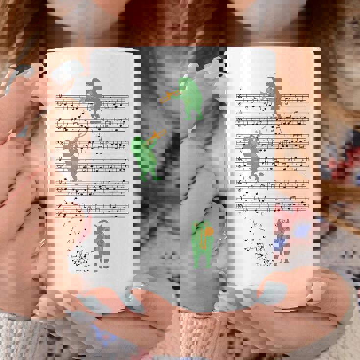 トロンボーン奏者 カエル トロンボーン好きのトロンボーン愛好家 トロンボーン音記号 コーヒーマグ 面白い贈り物