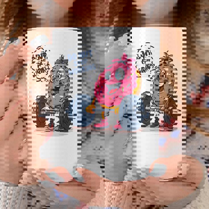 ドーナツストップワーキング ドーナツ ジム ワークアウト ウェイトリフティング 面白い コーヒーマグ 面白い贈り物